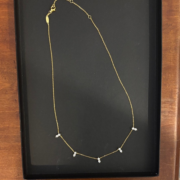 Baublebar Gold Plated Necklace with Cubic Zirconia - Picture 1 of 8